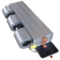 Unité de chauffage et de refroidissement à eau glacée, ventilateur-câble horizontal dissimulé à faible bruit, à double conduit, pour économie d'énergie, pour pompe à chaleur industrielle