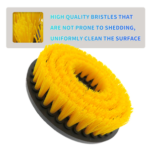 Brosses de <span class=keywords><strong>nettoyage</strong></span> colorées de 4 pouces avec filetage M14 pour perceuse, brosses creuses pour lavage de voiture, brosses pour salle de bain, baignoire, douche et <span class=keywords><strong>carrelage</strong></span> - Product Image 6