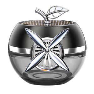 Gran oferta, difusor de Aroma de fragancia de coche con Perfume de manzana de energía Solar, accesorios de coche para salpicadero de coche - Product Image 6