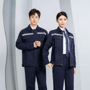 Stock rapide hommes femmes travailleur uniforme à manches longues réflecteur étanche sécurité mode pour usine logistique Garage <span class=keywords><strong>tenue</strong></span> - Product Image 4