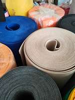 Prix le plus bas de haute qualité doux recyclé bricolage non tissé Polyester feutre tissu rouleau laine feutre tissu feuille en gros