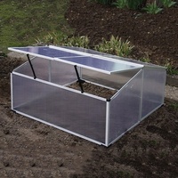 Mini serre extérieure en aluminium pliable cadre froid en aluminium maison verte pour plante
