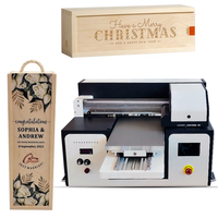 A3 UV Flatbed Printer Dual XP600 Digitale Inkjetmachine 3D Emboss Vernis Snel Droogende Inkt voor Hout Acryl Kunststof Siliconen