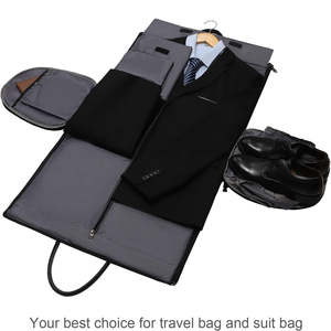 Sac de voyage convertible 2 en 1 en nylon, sac de voyage d'affaires, sac de week-end, sac de transport, sac de voyage pour vêtements, fermeture à glissière - Product Image 4