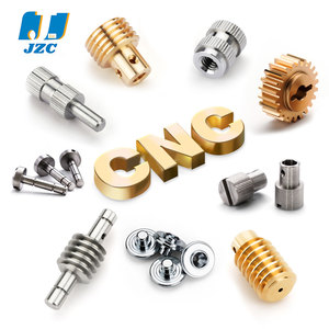 Jzc chính xác tùy chỉnh 4 trục gia công phần bao gồm nhôm Brass thép không gỉ CNC gia công phụ kiện trục bánh răng Worm - Product Image 1