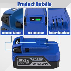For Kobalt 24V Lithium Ion <strong>Battery</strong> Replacement Pack High Capacity Rechargeable Cordless Power Tool <strong>Battery</strong> Factory Supply - Product Image 2
