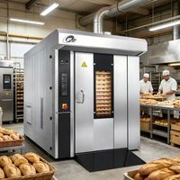 Four rotatif électrique à air chaud de qualité professionnelle / Équipement de boulangerie à vendre pour boulangeries commerciales, fours à pain d'occasion