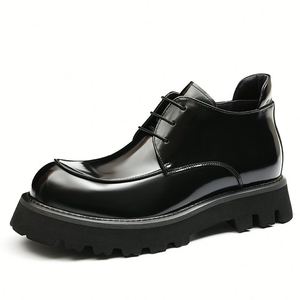 Zapatos Oxford de Cuero Formales para Hombre, Estilo Británico de Lujo Personalizado, Zapatos de Boda de Cuero Genuino a la Moda - Product Image 6