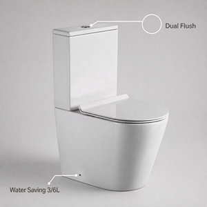 WC mural en céramique deux pièces à double chasse, à siphon, économie <span class=keywords><strong>d</strong></span>'<span class=keywords><strong>eau</strong></span>, facile à nettoyer, pour salle de bain - Vente en gros - Product Image 4