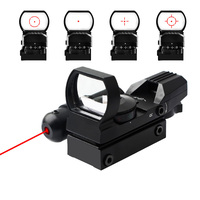 Accessoires de chasse universels HD101+ - Mire laser rouge et verte - Alliage optique résistant aux chocs - Étanche - Durable - 85*52MM - 1x Haute précision