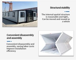 <span class=keywords><strong>Maison</strong></span> de conteneur pliable préfabriquée de luxe de 20 pieds 2-4 chambres à coucher petites maisons pour adultes de 40 pieds à <span class=keywords><strong>vendre</strong></span> - Product Image 5