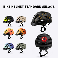 Casque de vélo en gros certifié CE EN1078, couleur personnalisée, léger, avec lumière LED pour le cyclisme