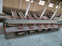 Plate-forme de tri des déchets en aluminium pour convoyeur Table de tri manuel des déchets pour usine de recyclage des déchets municipaux