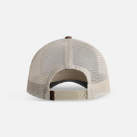 Casquette de baseball unisexe à 5 panneaux en maille avec logo personnalisé, broderies 3D, tissu respirant et imperméable pour les voyages en plein air et l'été