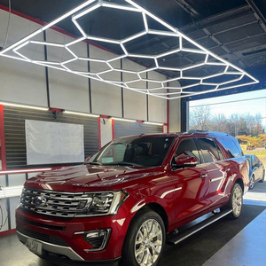 Système de 15 panneaux LED hexagonaux 110V/220V pour <span class=keywords><strong>garage</strong></span> et atelier de réparation automobile - Product Image 2