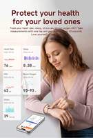 Bracelets connectés longue distance Android avec podomètre intelligent, accéléromètre, vibration, lumière, bijoux d'amour pour couples, étanches