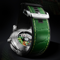 Montre homme Lucky Harvey Dragon, luxe unique, acier fin 316L, cadran 43 mm, mécanique, squelette, ZLS202