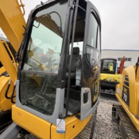 Excavadora de cadenas usada Komatsu PC78US de 7.8 toneladas, fabricada en Japón, con pocas horas de trabajo, precio económico, motor original.