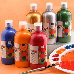 Forniture artistiche carta da imballaggio sciolta a base d'acqua media colore acrilico bambini bambini tempera paint - Product Image 1