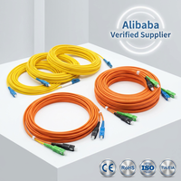 ZAWEDA JC003 OEM LC/SC/FC/ST Pigtail Single Mode G652D APC LSZH Jacket Fiber Optical Patch Cord Indoor FTTH 1310/1550nm 1