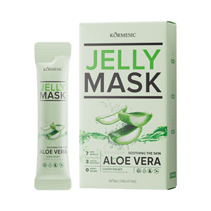 Masque facial en gelée d'aloe vera KORMESIC 4 ml 10 bandes, marque privée, OEM personnalisé, apaisant, réparateur solaire, hydratant - Product Image 6