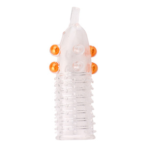 Wolf Fang Sheath <b>TPE</b> Transparent Adult Stimulation Masturbation Wearable Extended Sheath - Product Image 5