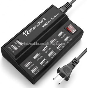 Cargador USB de Carga Rápida de 10 Puertos y 12A para Apple, Estación de Carga Inteligente de 5V3.5A, Adaptador de Corriente - Product Image 6