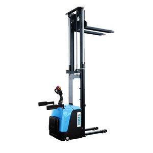 Apilador de paletas eléctrico completo de pie de 4,5 m, contrapeso operado por batería con altura de elevación, carretilla elevadora de 4500mm para almacenes - Product Image 5