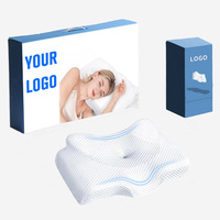Oreiller Ergonomique de Luxe en Mousse à Mémoire de Forme pour Partie du Corps, avec Housse Respirante et Logo Personnalisé, Soulage les Douleurs Latérales au Sommeil