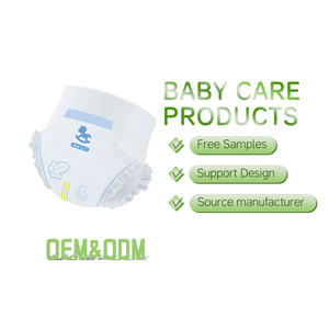 Couches-culottes jetables pour bébé à taille élastique, en pâte de cellulose américaine, fabriquées en Chine, avec protection anti-fuites 3D, douces, respirantes et absorbantes - Product Image 2