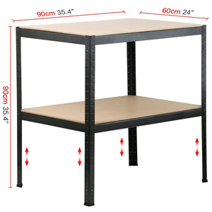 Hệ Thống Bàn Làm Việc Hai Kệ Công Nghiệp Chất Lượng Cao Dụng Cụ Chịu Tải Nặng Bàn Làm Việc Kim Loại - Product Image 5