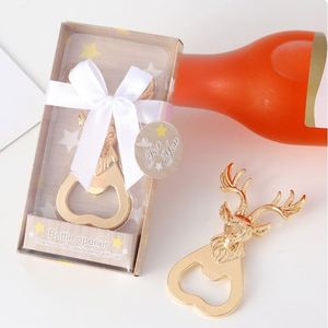 Abridor de Botellas de Cerveza Ecológico y Moderno con Diseño de Ciervo Navideño, de Aleación de Zinc, para Bodas, Fiestas, Pequeños Regalos - Product Image 3