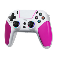 Joystick Inalámbrico BT para Juegos con Efecto Hall, Función Turbo, Macro Programable, 9 Modos, Controlador RGB para PS5