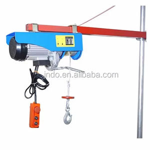 Alat Angkat Listrik Mini PA Aplikasi Luas Kelas Industri Tali Kawat Panjang 12m Kapasitas 100-1200 KG - Product Image 1