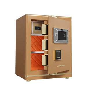 خزنة رقمية سوداء بطول 50 سم مع قفل إلكتروني للمنزل والمكتب، مقاومة للحريق والسرقة، لحفظ الأموال - Product Image 2