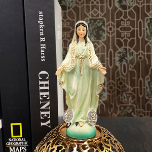 SYL OEM patung Perawan <span class=keywords><strong>Mary</strong></span> <span class=keywords><strong>Resin</strong></span> baru patung religius Meksiko patung Gereja hadiah kerajinan <span class=keywords><strong>resin</strong></span> dekorasi rumah - Product Image 5