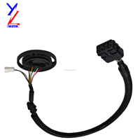 Nouveau design signal numérique Angle absolu encodeur rotatif magnétique 8 broches connecteur PA66 + GF30 boîtier bride montage 15K tr/min 4096