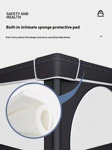 Сертифицированный CE детский манеж, соответствующий стандартам EN 71 и EN12227, высококачественный складной манеж из металла и ткани Оксфорд, безопасный и просторный. - Product Image 5