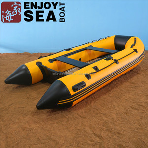 Embarcaciones Enjoysea ASD-380, Bote Inflable Rígido <span class=keywords><strong>de</strong></span> Doble Casco con Piso <span class=keywords><strong>de</strong></span> Aluminio, <span class=keywords><strong>Tubo</strong></span> <span class=keywords><strong>de</strong></span> PVC <span class=keywords><strong>de</strong></span> 1.2 mm, Certificado CE, Capacidad para 2-8 Personas - Product Image 2