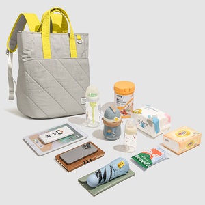 Nouveauté : Sac à langer multifonctionnel en polyester <span class=keywords><strong>pour</strong></span> bébé, sac à dos de voyage <span class=keywords><strong>pour</strong></span> papa, sac de rangement utilitaire <span class=keywords><strong>pour</strong></span> mamans - Product Image 5