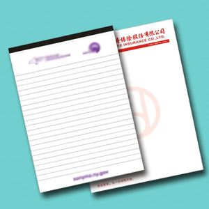 X821 Blocs-notes professionnels A5 détachables pour hôtels, avec logo personnalisé imprimé, pour cadeaux promotionnels immobiliers - Product Image 1