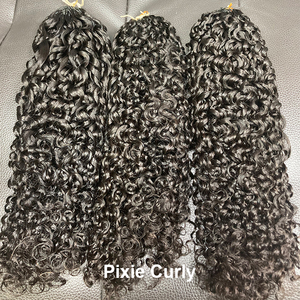 Promoción Letsfly, Plumas Rizadas Birmanas para Crochet, Cabello Humano 12A 100%, Extensiones de Cabello Virgen Brasileño de 100 Gramos, 12-30 Pulgadas - Product Image 6
