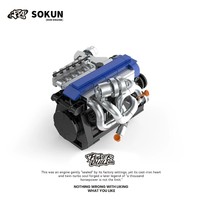 PB PB8869 MOC NUEVO 2JZ-GTE Mini Motor de Superauto, Ladrillos de Construcción de Vehículos, Juguetes DIY, Modelo para Adultos y Niños, Regalos, Sets de Bloques de Construcción