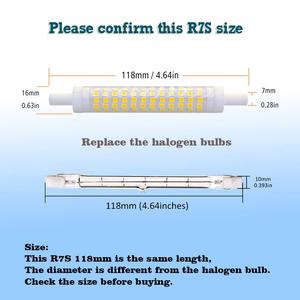 Bombilla LED Inteligente de Repuesto con Base R7S, 10W, 118mm, AC 85V - 265V, Doble Extremo Tipo J - Product Image 4