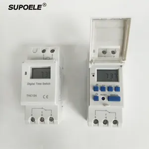 AHC15A THC15A Täglich wöchentlich programmier barer digitaler Timer Din Rail 220V 230V AC 50/60Hz ohne automatische Verriegelung funktion