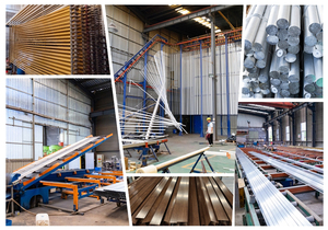 6063 T5 T6 sơn tĩnh điện nhôm ép đùn Nam Phi zimbabwe Zambia hồ sơ trực tiếp một cửa nhà sản xuất loonglu - Product Image 6