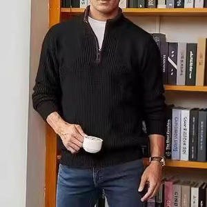 Мужской свитер с воротником-стойкой - Product Image 3