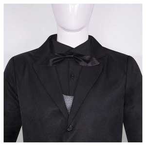 Costume de cosplay Dracula pour homme, 5 pièces : veste, chemise, pantalon, cape, cravate, costume de vampire pour Halloween - Product Image 4