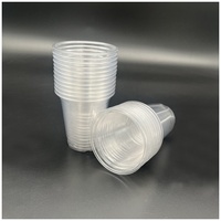Gobelets en plastique PET jetables H91202-1 de 8 oz et 78 mm de diamètre pour les fêtes, les événements et les entreprises