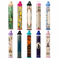 Tube de transport moderne de luxe en PVC transparent pour tapis de mahjong avec poignée à boucle, étui de rangement pliable résistant à l'eau